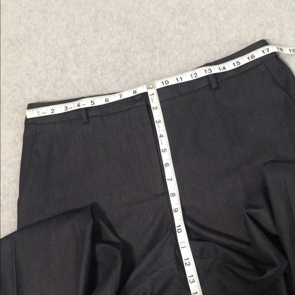 Talbots Raleigh Trouser Pants Size 12 High Rise Dark Blue Career Office - Picture 7 of 12